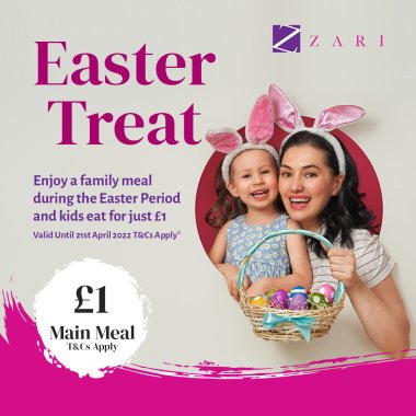 Easter Treat This Easter Holiday at Zari Restaurant
