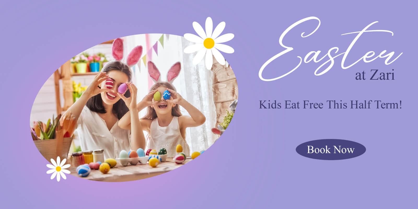 Easter 2025 Kids Eat Free in Zari Crawley