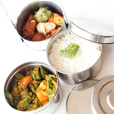 Outside Catering Company Crawley - a range of Indian foods